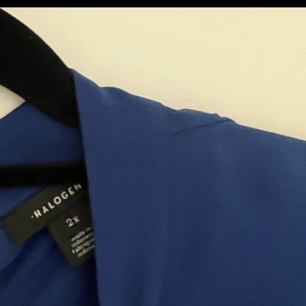 2x Halogen Blue Blouse